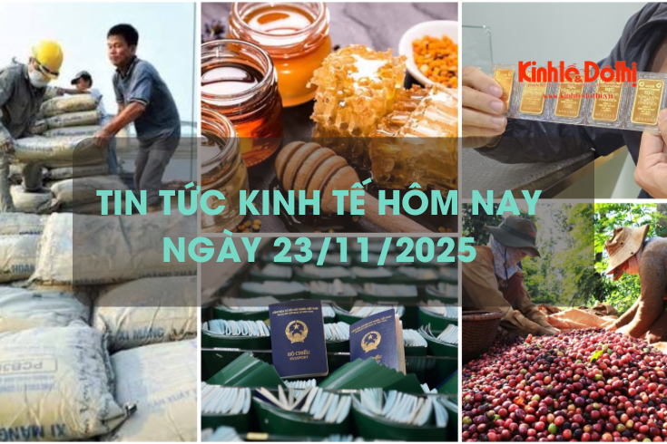 Tin tức kinh tế ngày 23/11: Giá vàng trong nước lao dốc
