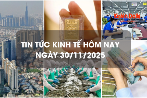 Tin tức kinh tế 30/11: lãi suất cho vay hộ nghèo giảm còn 6,24%/năm từ 1/12
