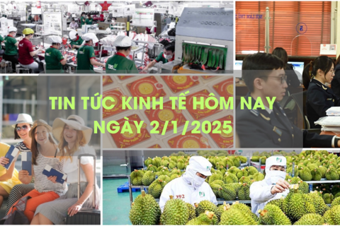 Tin tức kinh tế 2/1/2026: xuất khẩu nông sản đạt kỷ lục