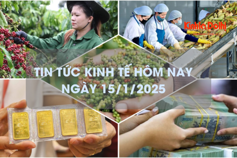 Tin tức kinh tế 15/1/2026: giá vàng thế giới chạm mức cao kỷ lục mới