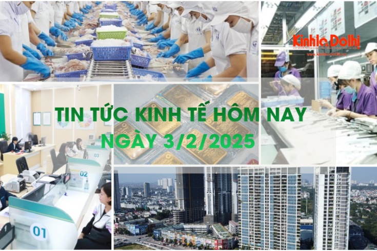 Tin tức kinh tế 3/2/2026: giá vàng miếng tăng gần 7 triệu đồng/lượng