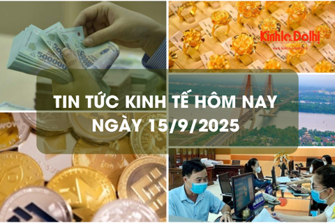 Tin tức kinh tế 15/9: giá vàng trong nước tiếp đà giảm