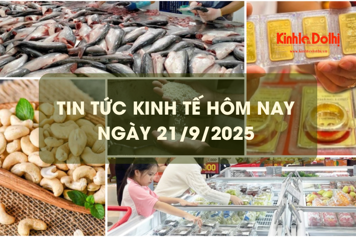 Tin tức kinh tế 21/9: dự báo xuất khẩu thủy sản năm 2025 sẽ cán mốc 10 tỷ USD