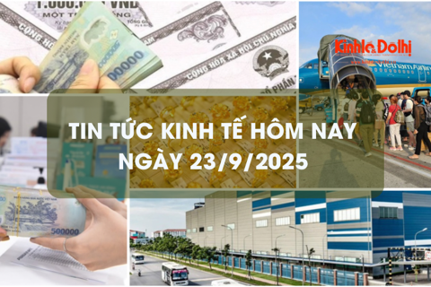 Tin tức kinh tế 23/9: giá vàng lập đỉnh mới