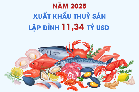 Xuất khẩu thủy sản Việt Nam lần đầu vượt mốc 11 tỷ USD