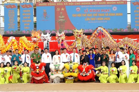 Sức mạnh đoàn kết tại Đại hội Thể dục Thể thao xã Bình Minh lần thứ nhất