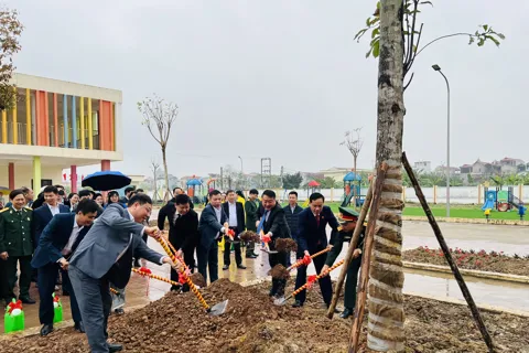 Xã Bình Minh phát động Tết trồng cây, tạo mỹ quan sáng – xanh – sạch – đẹp