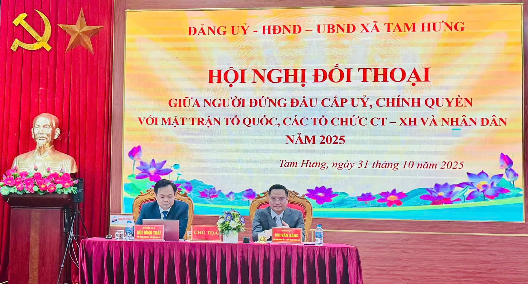 Xã Tam Hưng: tiếp thu, giải đáp kịp thời các kiến nghị của Nhân dân