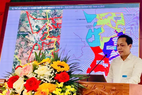 Tam Hưng có 687,9ha thuộc Quy hoạch chi tiết 1/500 Khu đô thị thể thao Olympic - Khu B