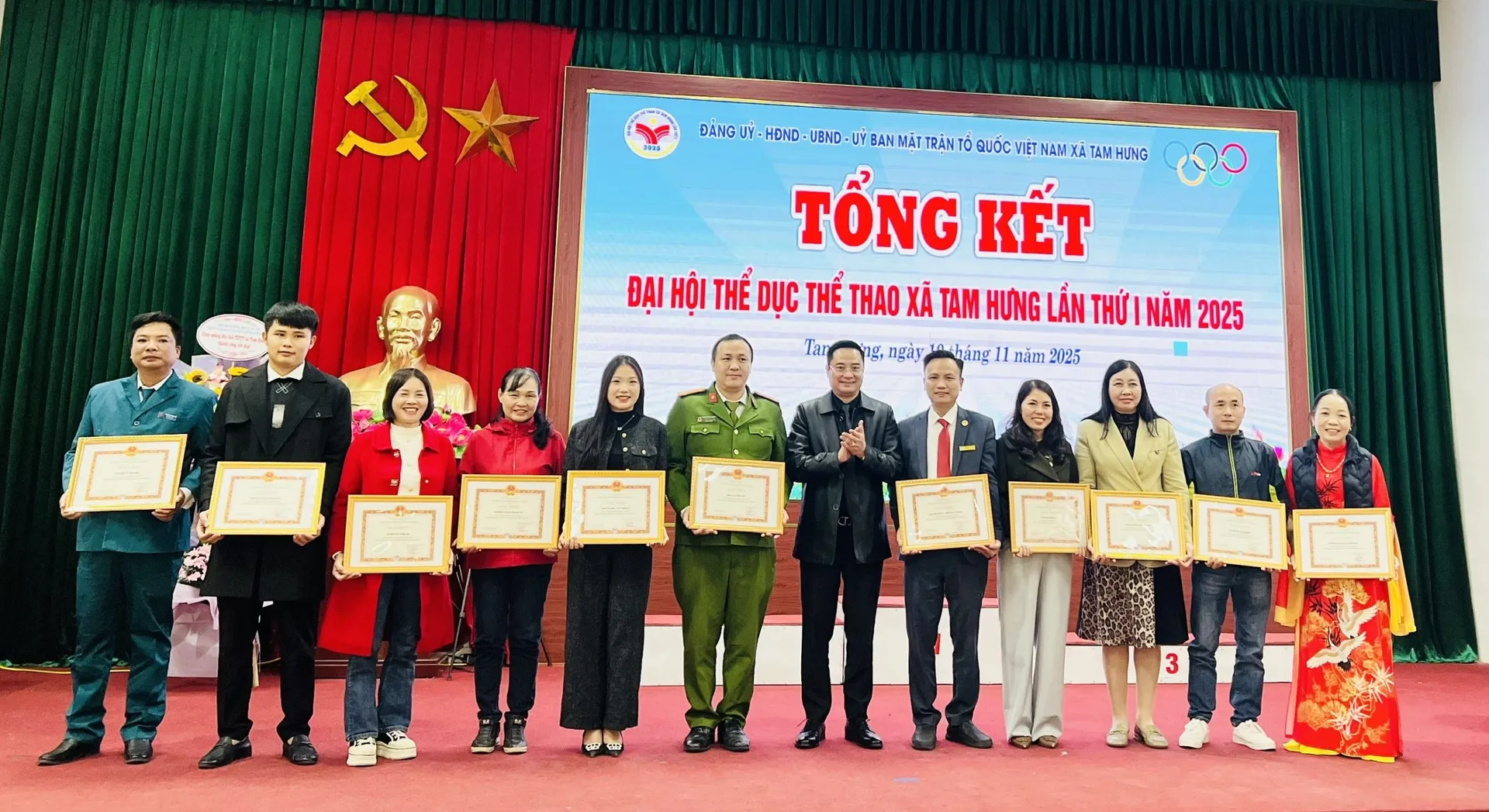 Xã Tam Hưng: toàn dân khỏe để học tập, lao động, cống hiến xây dựng quê hương