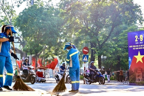 Môi trường Thủ đô xanh - sạch – đẹp, góp phần làm nên Đại lễ an toàn, văn minh