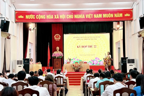 Kỳ họp thứ 22, HĐND huyện Thanh Trì khoá XX, nhiệm kỳ 2021-2026: Xem xét nhiều nội dung quan trọng
