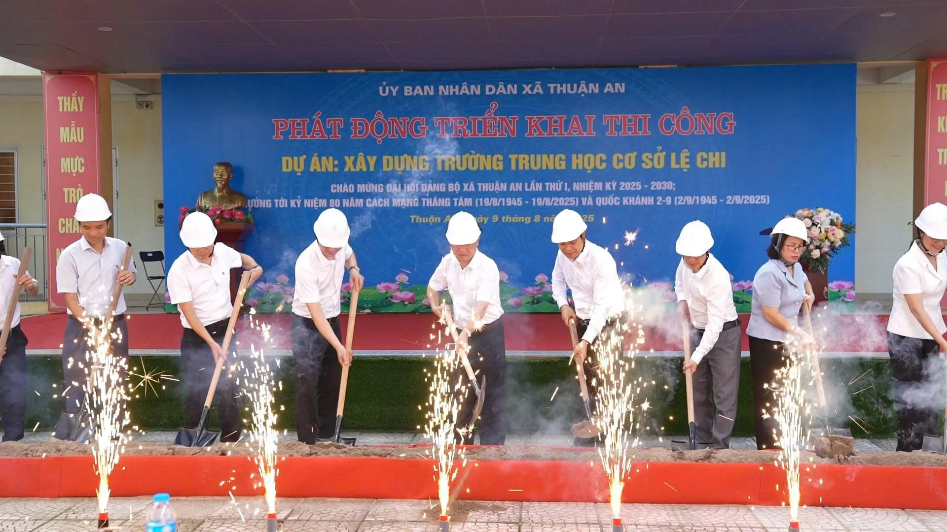 Xã Thuận An: Nhiều dự án, công trình chào mừng Đại hội Đảng các cấp