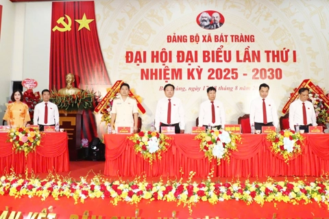 168 đại biểu tham dự phiên trù bị Đại hội Đại biểu Đảng bộ xã Bát Tràng lần thứ I
