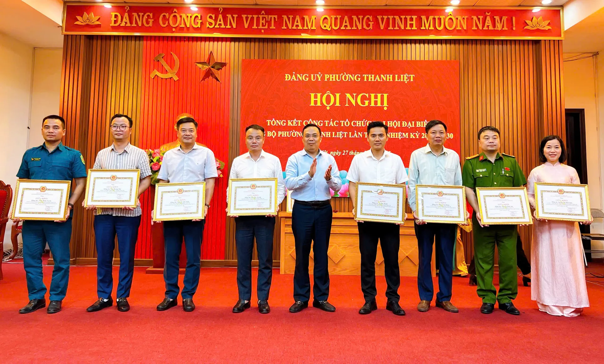 Phường Thanh Liệt: Tổng kết công tác tổ chức Đại hội đại biểu Đảng bộ phường lần thứ nhất, nhiệm kỳ 2025 - 2030