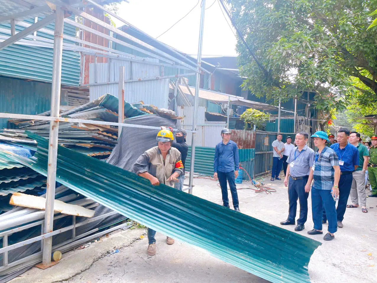 Phường Thanh Liệt: kiên quyết xử lý dứt điểm các công trình vi phạm