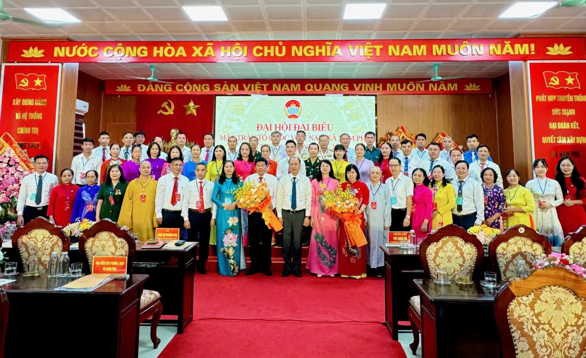 Đại hội đại biểu MTTQ xã Nam Phù lần thứ I, nhiệm kỳ 2025 - 2030 thành công tốt đẹp