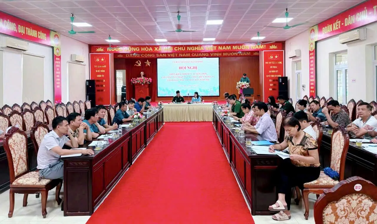 Xã Nam Phù quyết tâm hoàn thành 100% chỉ tiêu giao quân năm 2026
