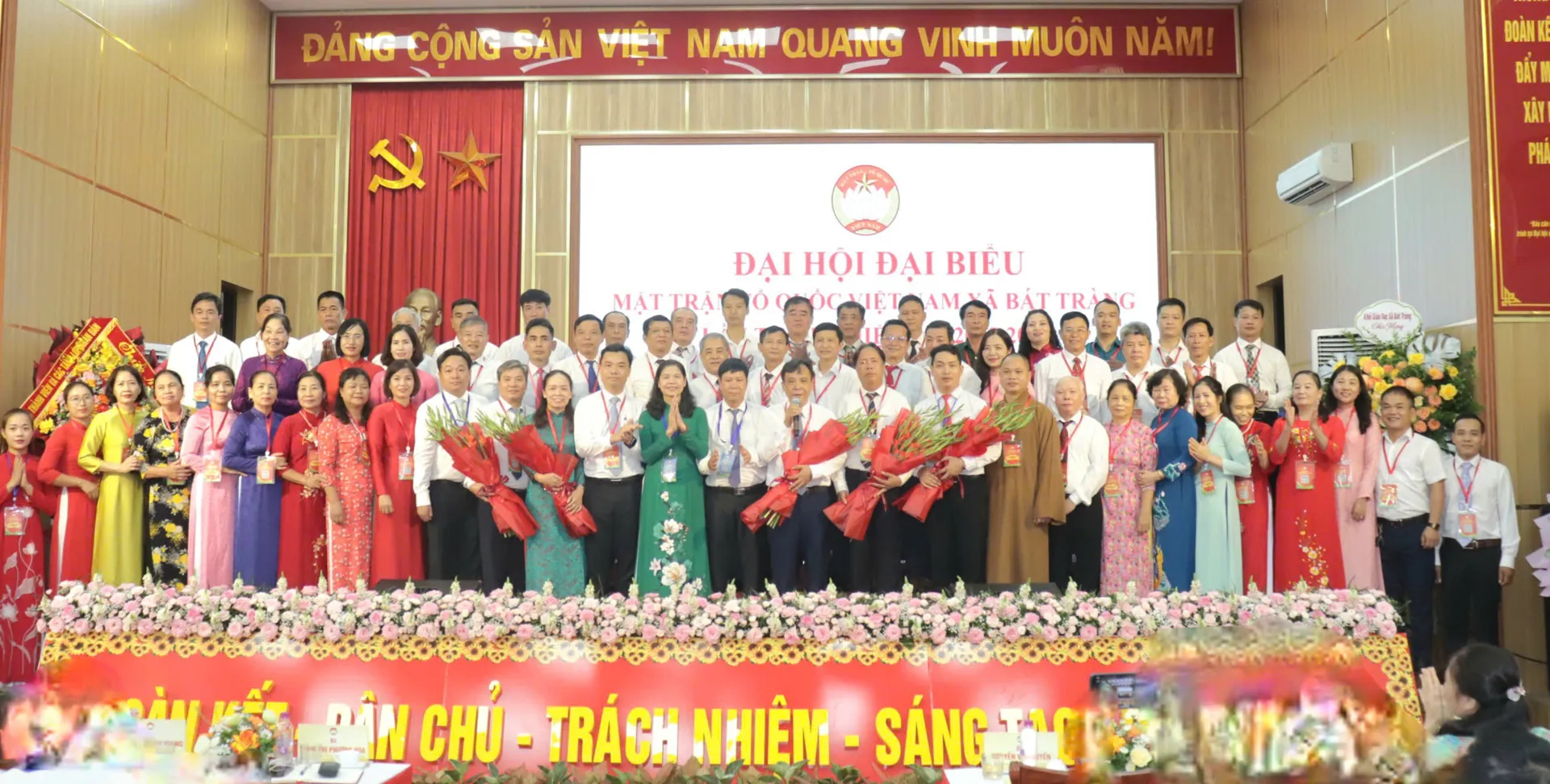 Đại hội đại biểu Ủy ban MTTQ Việt Nam xã Bát Tràng lần thứ I, nhiệm kỳ 2025-2030 thành công tốt đẹp