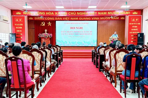Xã Nam Phù tổ chức hội nghị tuyên truyền, phổ biến Luật Thủ đô năm 2024 