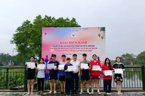 Xã Bát Tràng: tổ chức thành công các môn thi đấu trong chương trình Đại hội Thể dục - Thể thao năm 2025