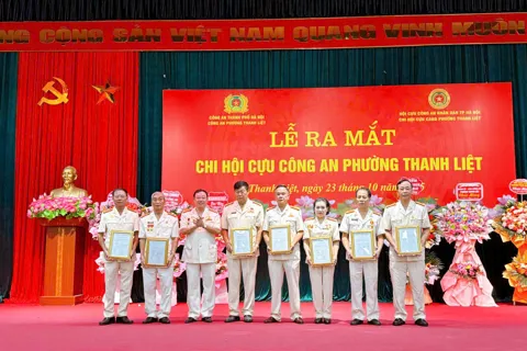 Ra mắt Chi hội Cựu Công an nhân dân phường Thanh Liệt