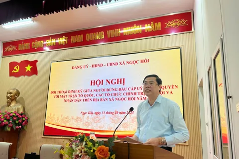 Đối thoại trực tiếp giữa người đứng đầu cấp ủy, chính quyền xã Ngọc Hồi với Nhân dân: Lắng nghe để hành động