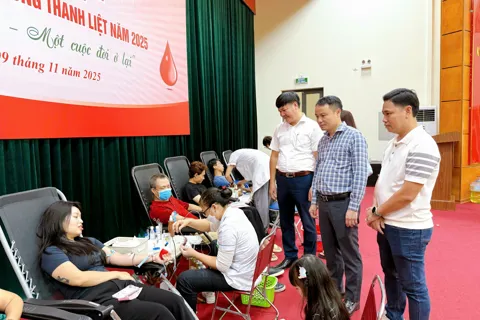 Phường Thanh Liệt: hơn 400 tình nguyện viên tham gia Ngày hội hiến máu tình nguyện năm 2025