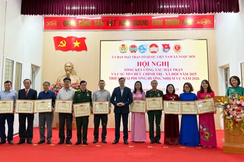 Ủy ban MTTQ Việt Nam xã Ngọc Hồi tổng kết công tác Mặt trận năm 2025