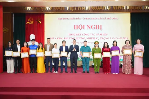 Xã Phù Đổng: Tổng kết năm đầu vận hành chính quyền địa phương hai cấp, triển khai nhiệm vụ năm 2026