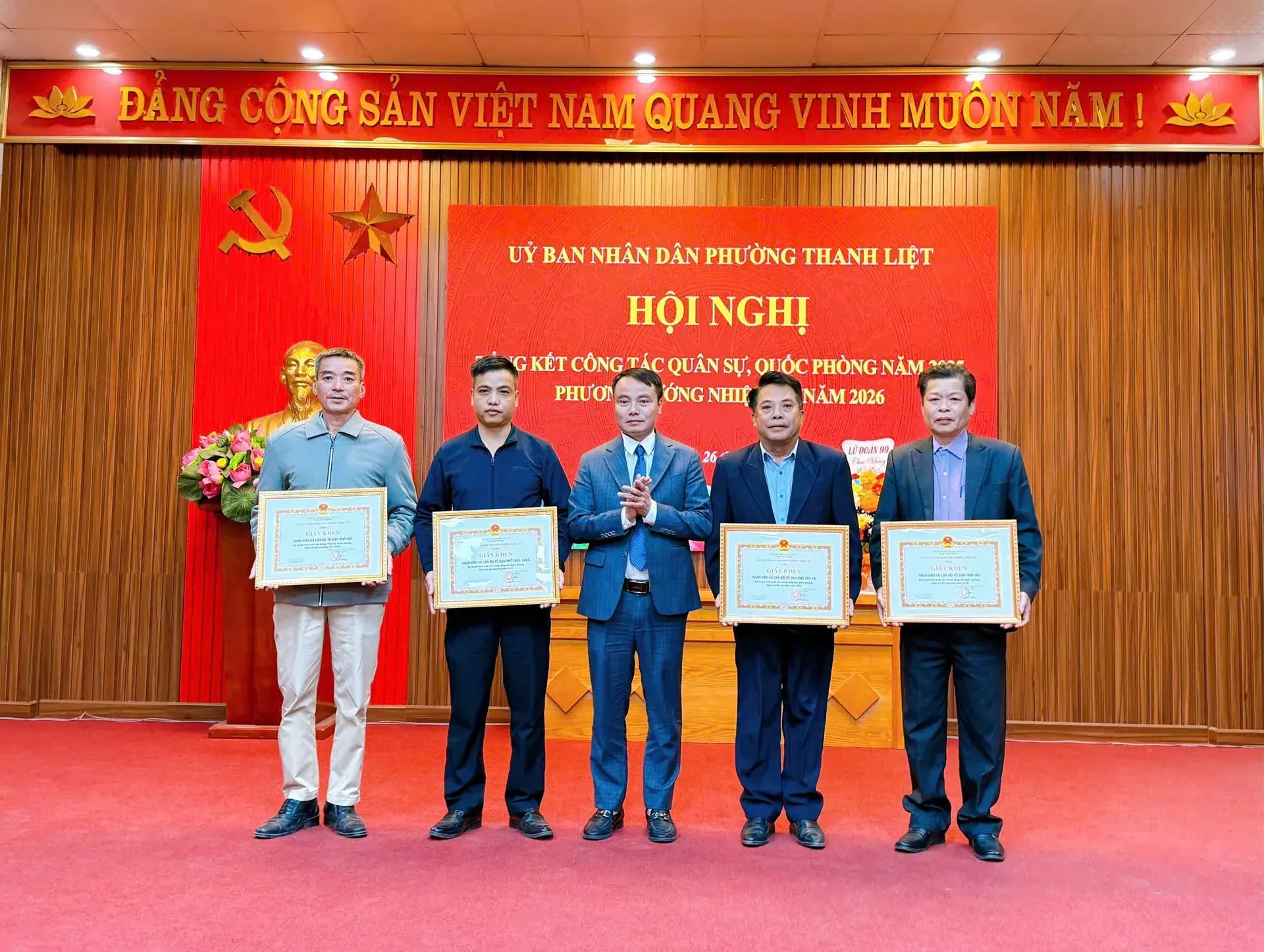 Phường Thanh Liệt: Củng cố thế trận quốc phòng toàn dân trong giai đoạn mới