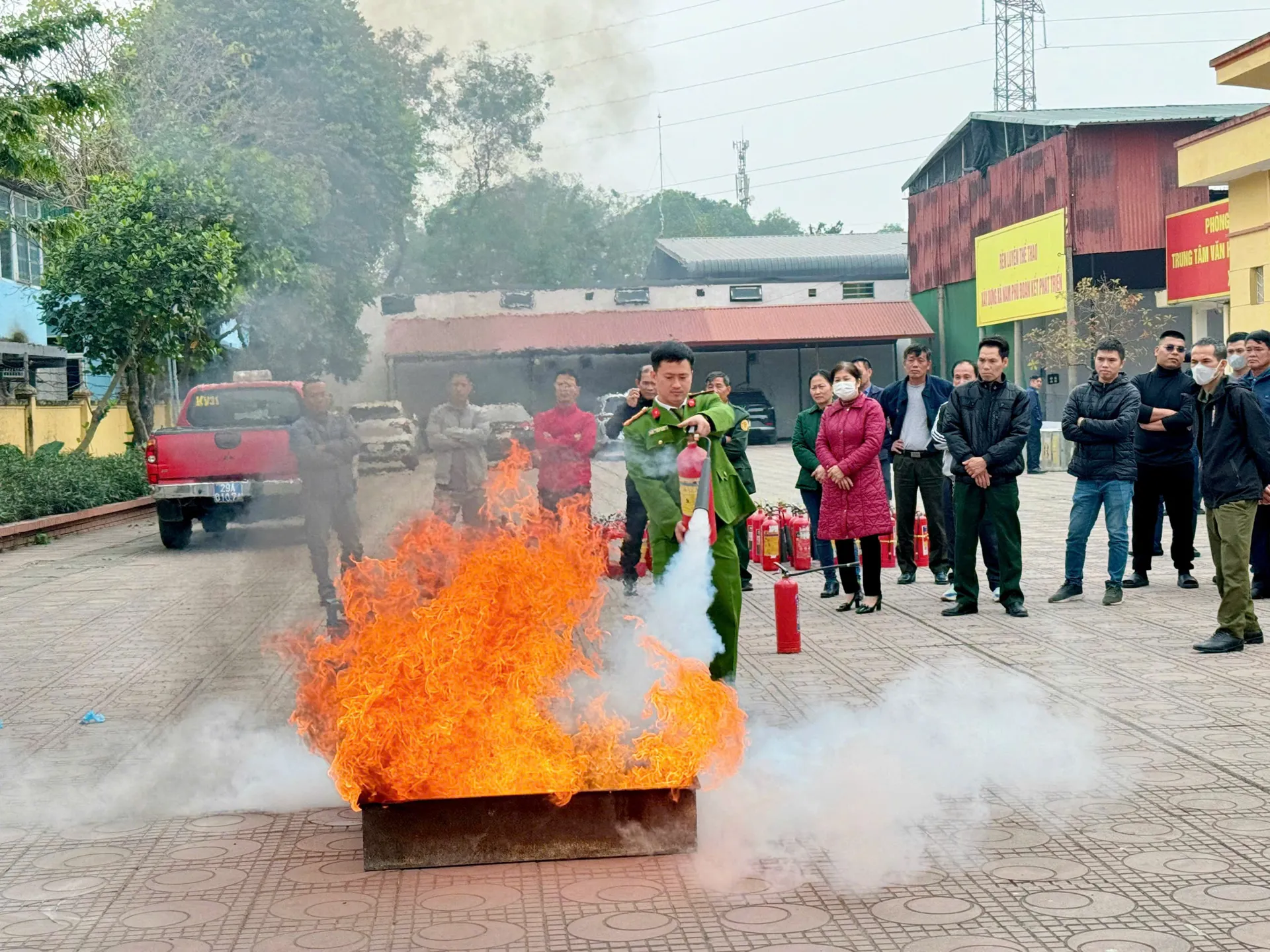 Xã Nam Phù: nâng cao vai trò lực lượng dân phòng trong PCCC&CNCH
