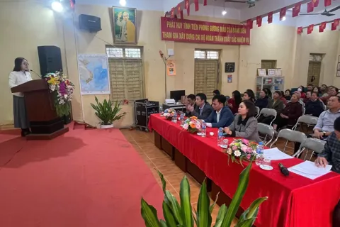 Xã Thanh Trì: Lấy ý kiến cử tri nơi cư trú đối với người ứng cử đại biểu HĐND các cấp