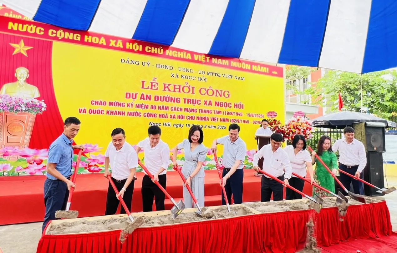 Xã Ngọc Hồi: Nhiều công trình, dự án hiện thực hóa mục tiêu Nghị quyết Đại hội Đảng 