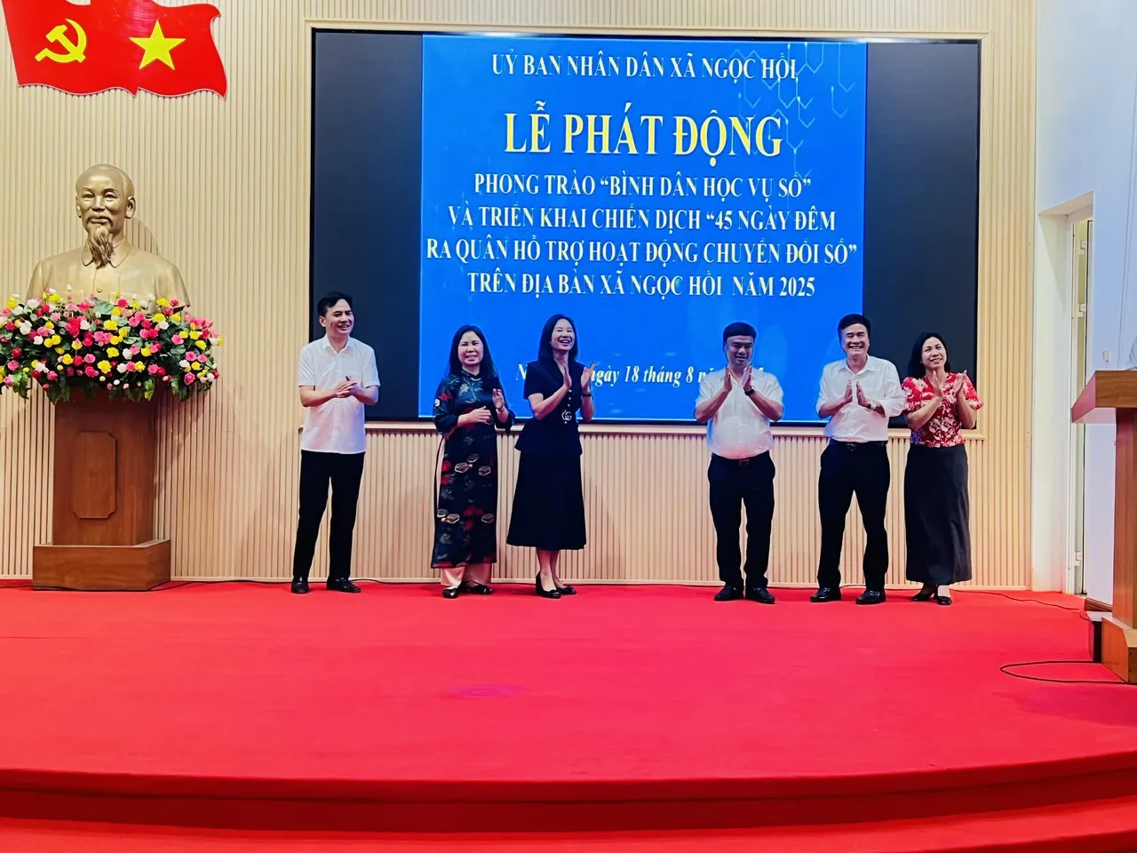 Xã Ngọc Hồi phát động phong trào "Bình dân học vụ số"