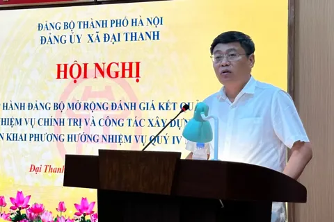 Xã Đại Thanh: 9 tháng năm 2025, thu ngân sách nhà nước đạt 85,7% dự toán