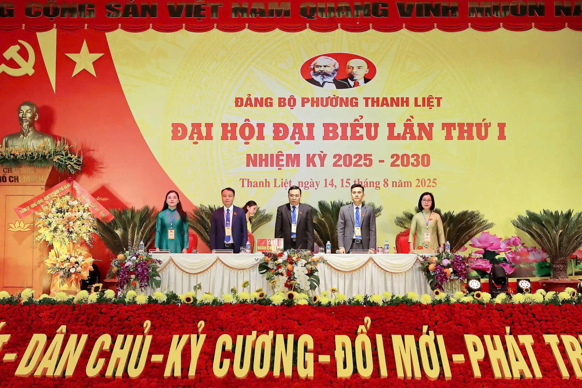 225 đại biểu dự phiên trù bị Đại hội Đảng bộ phường Thanh Liệt lần thứ I, nhiệm kỳ 2025 - 2030
