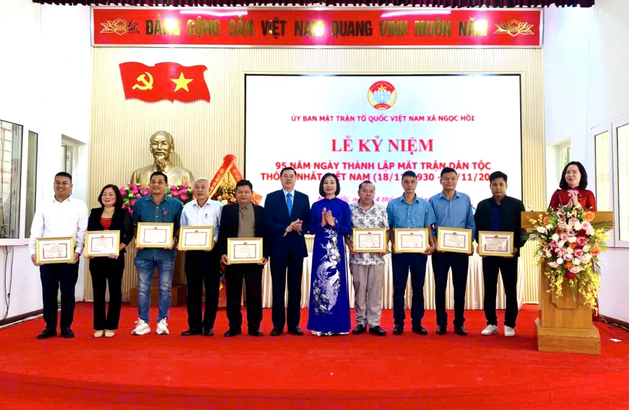 Xã Ngọc Hồi long trọng kỷ niệm 95 năm Ngày truyền thống Mặt trận Tổ quốc Việt Nam