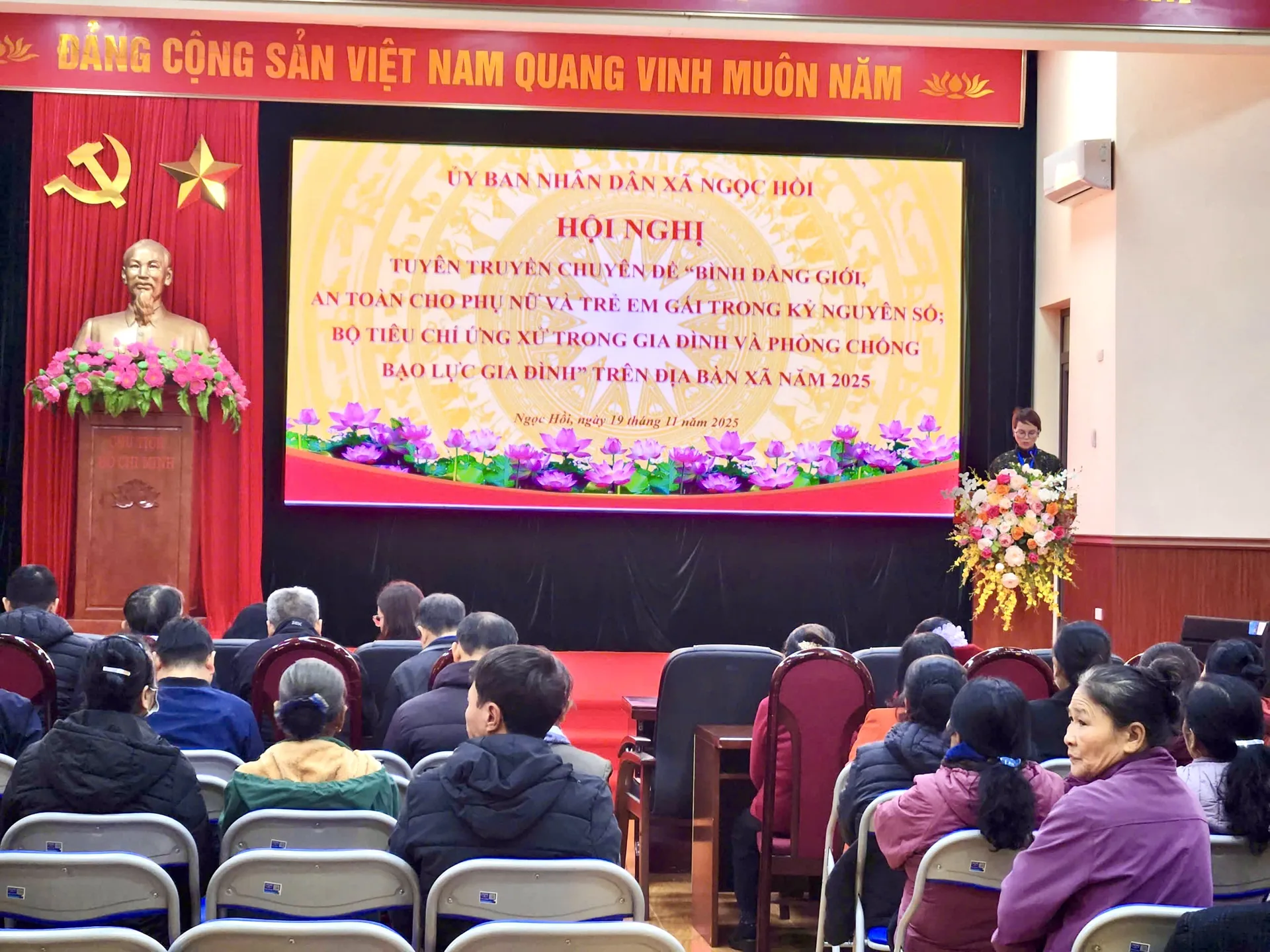 Ngọc Hồi: tuyên truyền bình đẳng giới và phòng chống bạo lực gia đình
