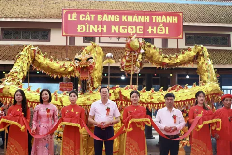 Xã Ngọc Hồi: khánh thành công trình tu bổ, tôn tạo di tích đình Ngọc Hồi