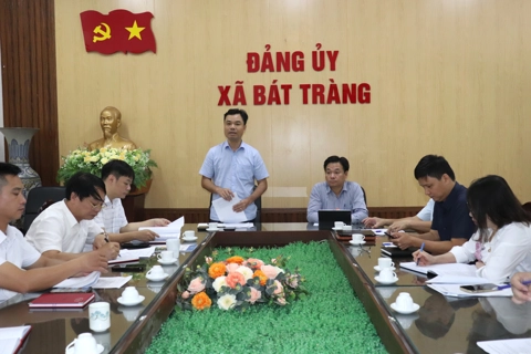 Xã Bát Tràng sẵn sàng cho Đại hội đại biểu Đảng bộ xã lần thứ I, nhiệm kỳ 2025-2030