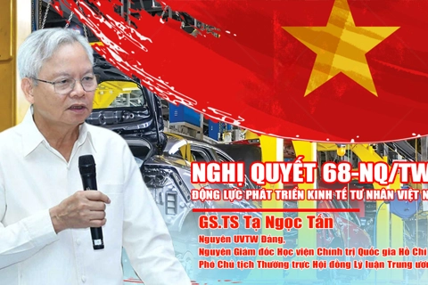 GS.TS Tạ Ngọc Tấn: 5 quan điểm then chốt để phát triển kinh tế tư nhân Việt Nam
