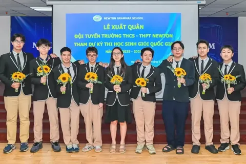 Trường tư thục tại Hà Nội có 9/9 học sinh đạt giải quốc gia
