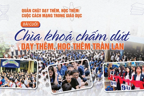  Bài cuối: Chìa khóa chấm dứt dạy thêm, học thêm tràn lan