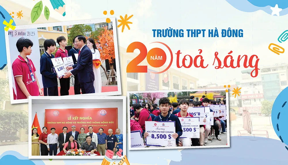 Trường THPT Hà Đông: 20 năm tỏa sáng