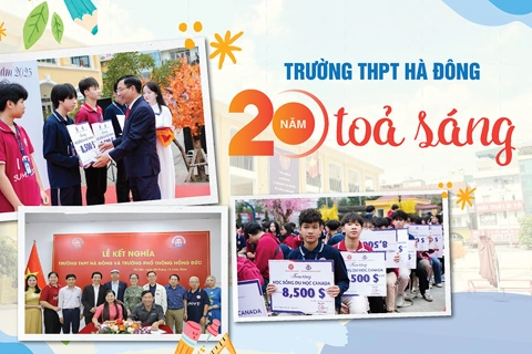 Trường THPT Hà Đông: 20 năm tỏa sáng