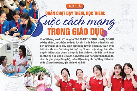 Quản chặt dạy thêm, học thêm: Cuộc cách mạng trong giáo dục
