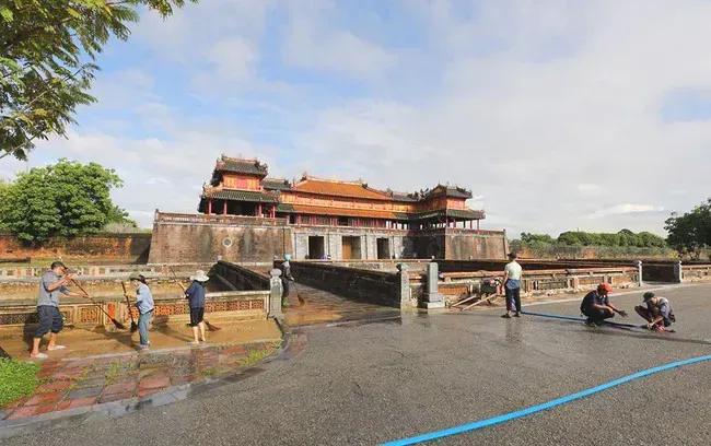 Ứng phó và khắc phục thiên tai đối với di tích, bảo tàng tại Huế