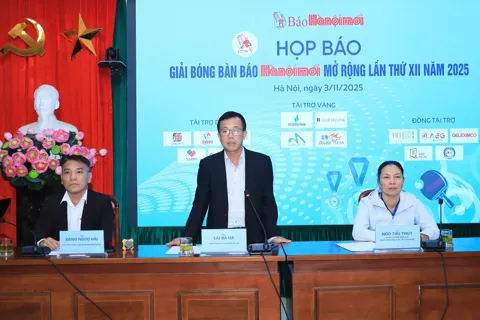 Gần 400 tay vợt tham gia Giải bóng bàn Báo Hànộimới mở rộng lần thứ XII năm 2025