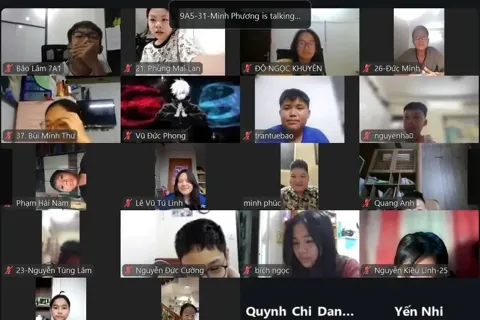Mưa lớn, các trường học Hà Nội tiếp tục học online ngày 7/10